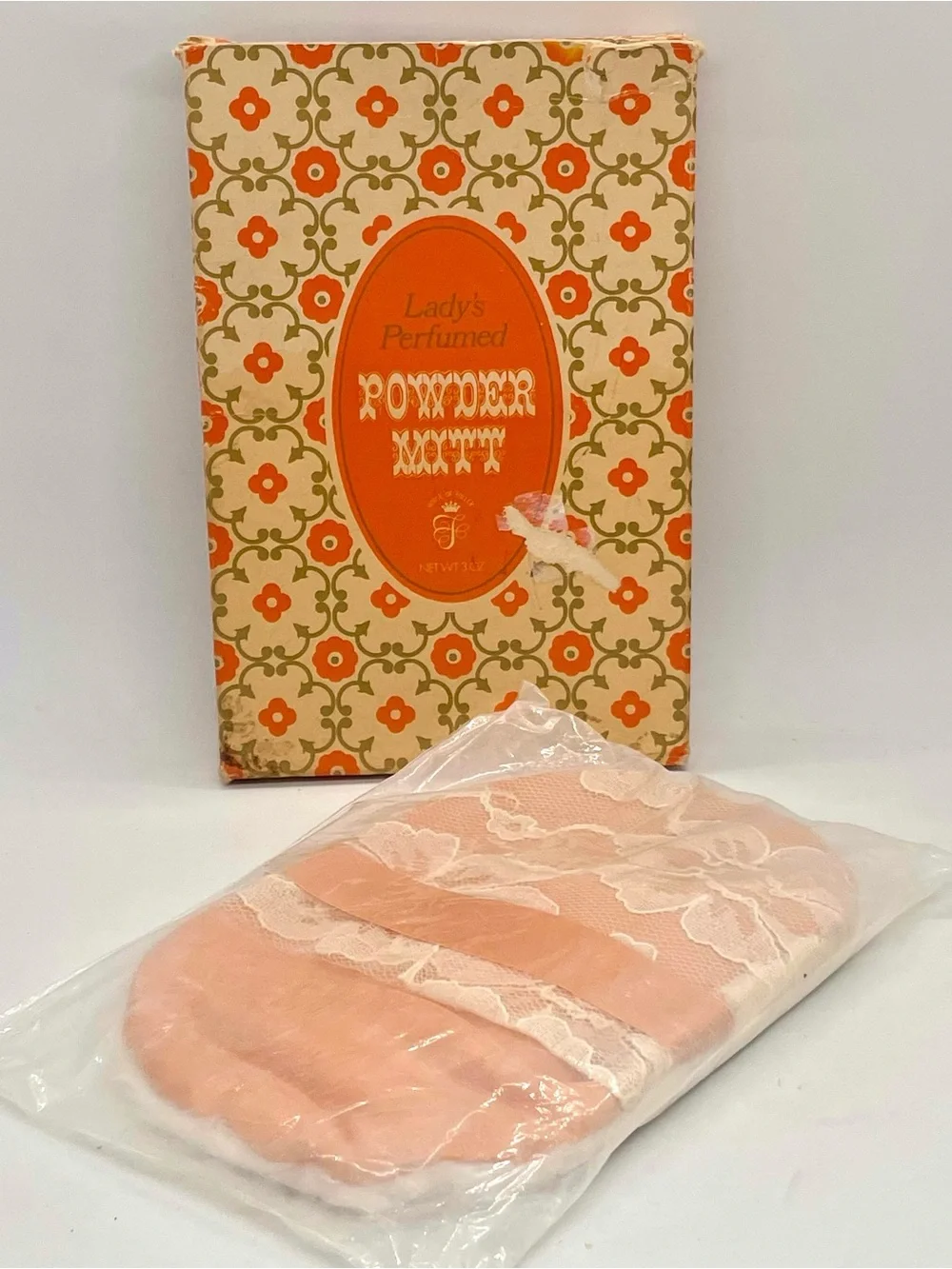 Vintage Lady's Perfumed Powder Mitt The Fuller Brush Company 1970’s NIB